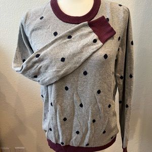 Stitch Fix Polka Dot Sweater GUC